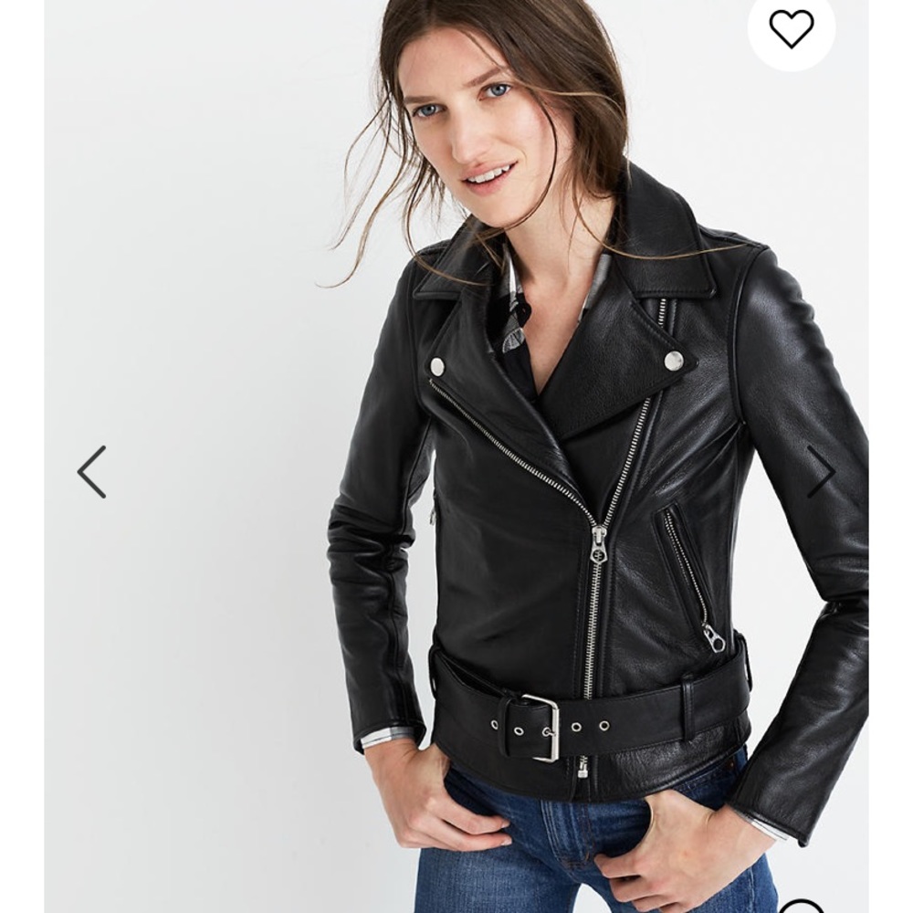 NWT Madewell ultimate leather motorcycle jacket